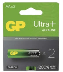 GP Batteries ULTRA Plus Alkaline LR6/2C B03212 1, 5V tartós AA ceruza elem (GP-Ultra-Plus-LR6-2C-B03212)