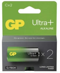 GP Batteries ULTRA Plus Alkaline LR14/2 G-TECH B03312 1, 5V tartós C baby elem (GP-Ultra-Plus-LR14-2C-B03312)