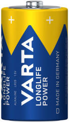 VARTA LONGLIFE Power Alkaline LR20/2 4920 1, 5V tartós D góliát elem (Varta-Longlife-LR20-2-4920)