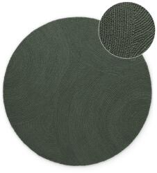 Hanse Home Covor verde închis țesut manual rotund din lână ø 150 cm Calmio - Hanse Home Covor