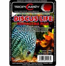  TropiCarry Discus Life fokhagyma Plus | Speciális fagyasztott eledel diszkoszhalak részére - 100 g / 30 adag