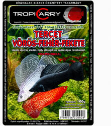  TropiCarry Tercet | Prémium fagyasztott szúnyoglárva-mix (vörös, fehér, fekete) - 100 g / 30 adag