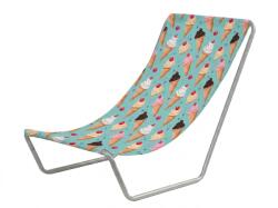  Sezlong de plaja pliabil SAND ICE CREAM, colorat