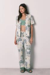 Women'Secret kétrészes pizsama női viszkóz - zöld XXL - answear - 16 090 Ft