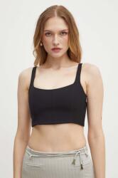 Patrizia Pepe top - fekete 38 - answear - 44 990 Ft