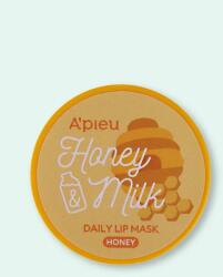 A'pieu Mască de buze cu miere și lapte Honey & Milk Daily Lip Mask - 6 g Honey