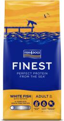 Fish4Dogs granule pentru câini adulți de talie mare din pește alb cu cartofi 6 kg