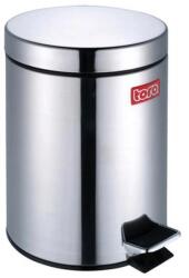 Toro Coș de gunoi cu pedală din oțel inoxidabil Toro 5 l Cos de gunoi