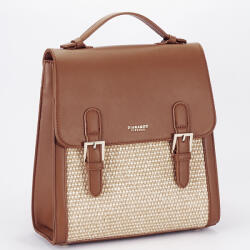 Diana&Co Rucsac maro cu model impletit DHJ727-3 18 (DHJ727-3LEATHER)