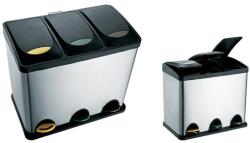 Toro Coș din inox pentru deșeuri reciclabile 24 l Cos de gunoi