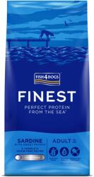 Fish4Dogs Granule pentru câini adulți de talie mare cu sardină FISH4DOGS și cartofi dulci 6 kg
