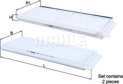 Mahle Filtru habitaclu Mahle LA 483/S (MAHLELA483S)