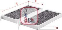 Sofima Filtru habitaclu Sofima S 4417 CA - compatibil Nissan, Renault - Sofima-S 4417 CA (SOFIMAS4417CA)
