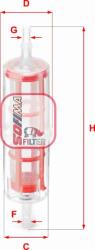 Sofima S 1015 B - Filtru combustibil - Sofima-S 1015 B (SOFIMAS1015B)