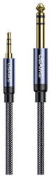 USAMS 3, 5 mm-6, 35 mm audio jack átalakító 1, 2 m fekete SJ539YP01 (US-SJ539) (SJ539YP01)