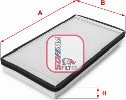Sofima Filtru habitaclu Sofima S 3028 C - compatibil Peugeot, Porsche - Sofima-S 3028 C (SOFIMAS3028C)