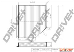 Dr! ve+ Filtru habitaclu Dr! ve+ DP1110.12. 0058 - compatibil Audi, Porsche - Dr! ve+ (DRVEDP1110120058)