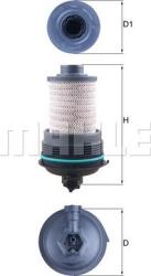 Mahle Filtru combustibil Mahle KX 532 (MAHLEKX532)