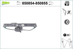 Valeo Actionare electrica geam Valeo 850854 - compatibil Bmw, Alpina (VALEO850854)