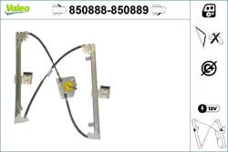 Valeo Actionare electrica geam Valeo 850888 - compatibil Hyundai (VALEO850888)