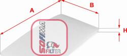 Sofima Filtru habitaclu Sofima S 3322 C - compatibil Vw, Mercedes-Benz - Sofima-S 3322 C (SOFIMAS3322C)
