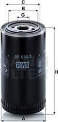 Mann-Filter Filtru combustibil Mann-Filter WK 950/3 (MANNFILTERWK9503)