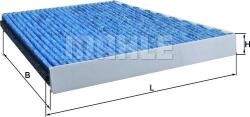 Mahle Filtru habitaclu Mahle LAO 156 (MAHLELAO156)