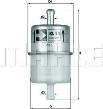 Mahle Filtru combustibil Mahle KL 11 - compatibil Mazda, Honda, Subaru - MAHLE-KL 11 (MAHLEKL11)
