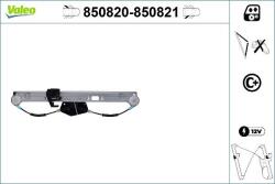 Valeo Actionare electrica geam Valeo 850820 (VALEO850820)