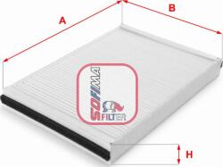 Sofima Filtru habitaclu Sofima S 3047 C - compatibil Chevrolet, Opel, Vauxhall - Sofima-S 3047 C (SOFIMAS3047C)