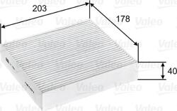 Valeo Filtru habitaclu Valeo 715603 - compatibil Mitsubishi, Smart (VALEO715603)