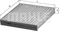 Mahle Filtru habitaclu Mahle LA 395 (MAHLELA395)