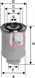 Sofima FILTRU COMBUSTIBIL - compatibil Mitsubishi - Sofima-S 4119 NR (SOFIMAS4119NR)