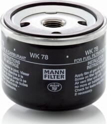 Mann-Filter Filtru combustibil Mann-Filter WK 78 - compatibil Daf, Iveco, Man - Mann-Filter-WK 78 (MANNFILTERWK78)