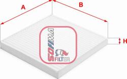 Sofima Filtru habitaclu Sofima S 3384 C - compatibil Mitsubishi - Sofima-S 3384 C (SOFIMAS3384C)