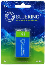 BLUERING Elem 9V-os 6LR61 tartós alkáli Bluering® - mystock