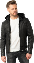 Mauritius Geaca de Piele Barbati Mauritius Neagra MMLurak - readytowear - 789,00 RON