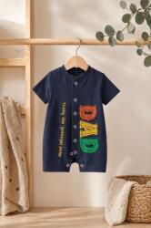 SuperBaby Salopeta de vara pentru bebelusi, bleumarin, Dad