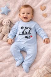 SuperBaby Salopeta bleu cu botosei pentru bebelusi, Mom&Dad