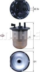 MAHLE KL 1133D - Filtru combustibil - MAHLE-KL 1133D - MAHLE-KL 1133D (MAHLEKL1133D)