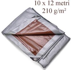 Procart Prelata impermeabila 10x12 m, rezistenta la inghet, UV+, 210g/mp, inele metalice (10.210.1012)