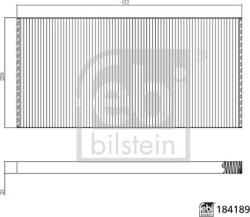 FEBI Bilstein Filtru habitaclu FEBI Bilstein 184189 - compatibil Mercedes-Benz - FEBI Bilstein (FEBIBILSTEIN184189)