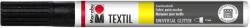 Marabu Textil csillámos textilfilc - csillámos fekete 573, 3 mm