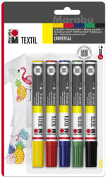 Marabu Textil textilfilc szett - 5 x 2-4 mm