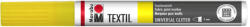 Marabu Textil csillámos textilfilc - csillámos sárga 519, 3 mm