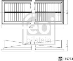 FEBI Bilstein Filtru habitaclu FEBI Bilstein 185733 (FEBIBILSTEIN185733)