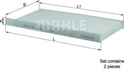 Mahle Filtru habitaclu Mahle LA 468/S (MAHLELA468S)