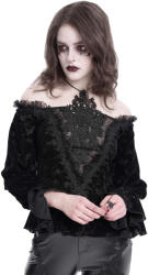 Devil Fashion Tricou de damă cu mânecă lungă (bluză) DEVIL FASHION - Gothic - TT288