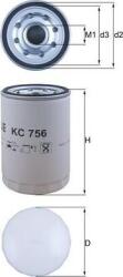 Mahle Filtru combustibil Mahle KC 756 - compatibil Volvo, Renault - MAHLE-KC 756 (MAHLEKC756)