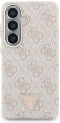 GUESS Husa Guess 4G Triangle Logo cu MagSafe compatibila cu Samsung Galaxy S26, Roz (3666339613488)